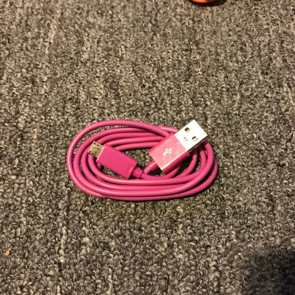 NEW ANDROID USB 2.0 MICRO 3.3ft CHARGER/CHARGING CABLE VIBRANT COLOR